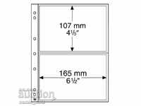 NUMIS album sheets for banknotes - 2 banknotes per sheet