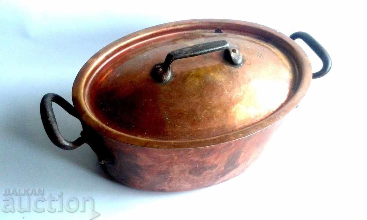 Licitație Vas de cupru din Franța - Oală