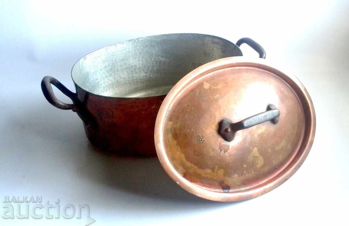 Vas de cupru din Franța - Oală - 5