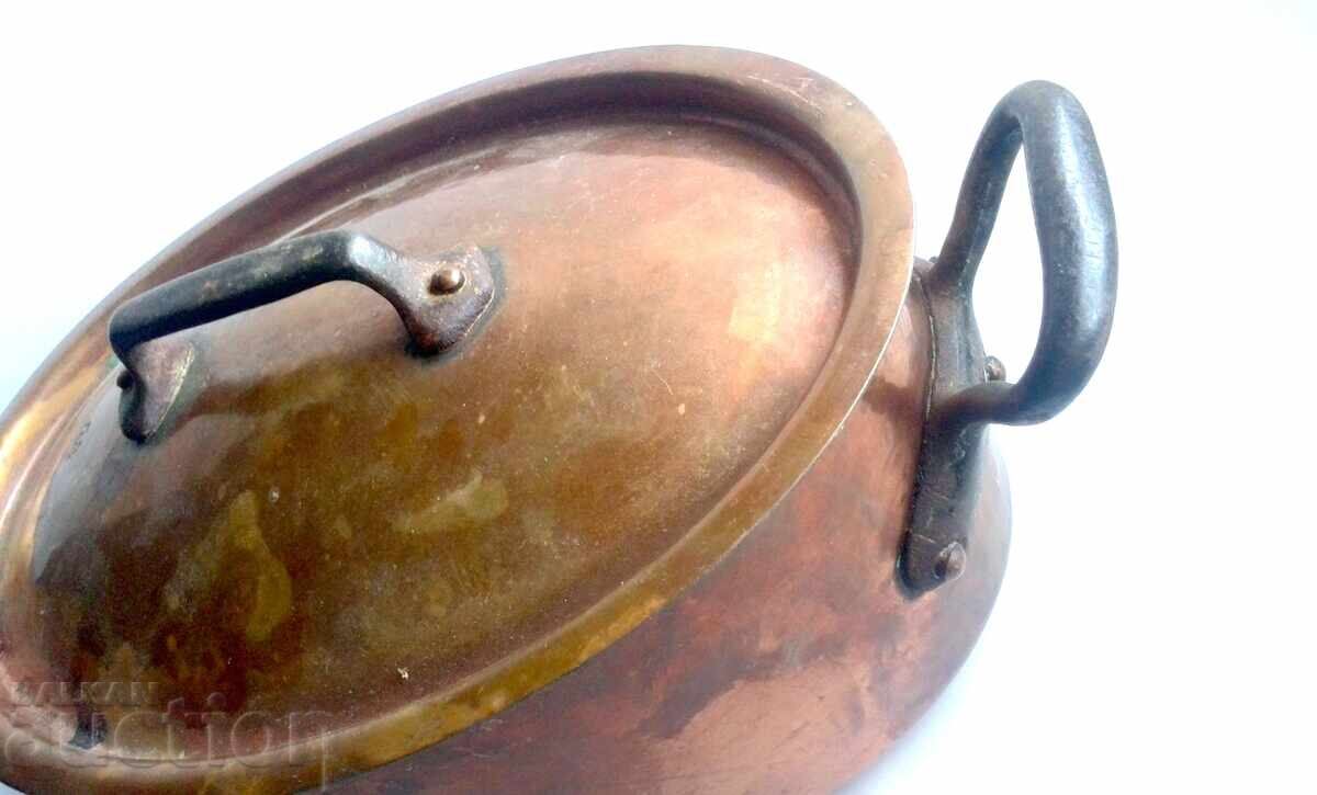 Vas de cupru din Franța - Oală - 6