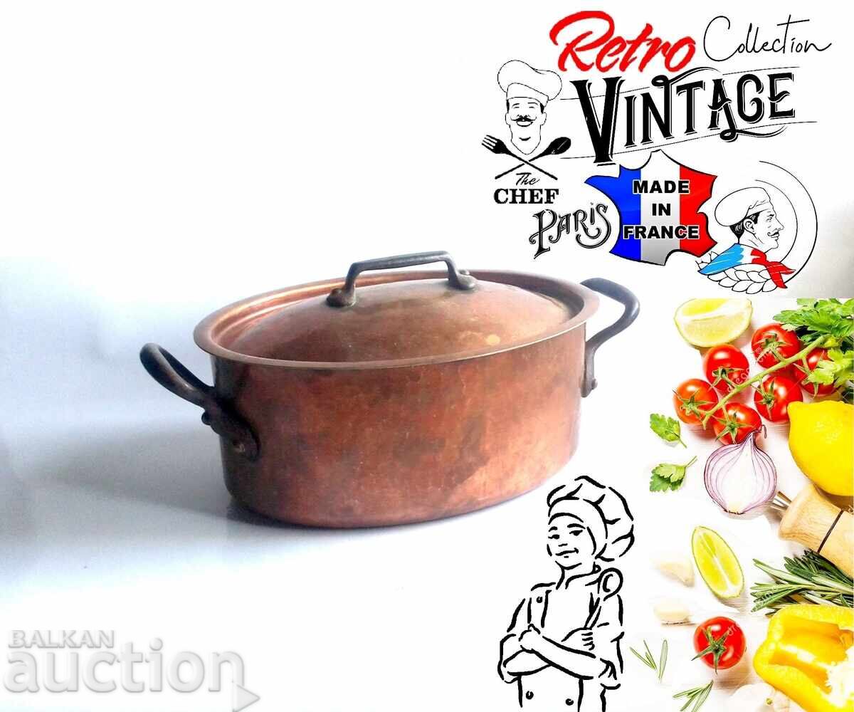 Vas de cupru din Franța - Oală