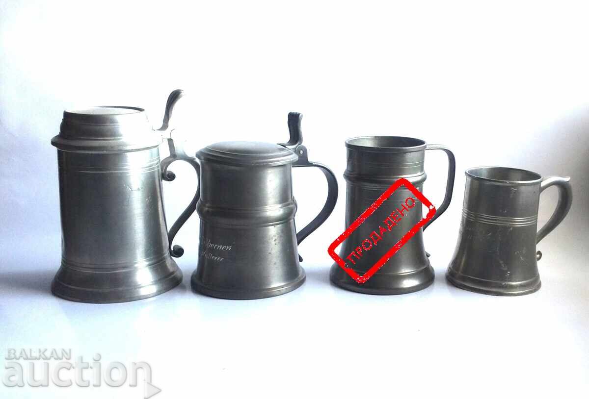 Μεταλλικές Κούπες Μπύρας Κασσίτερος με τιμή € 95.00 | 185.80 BGN