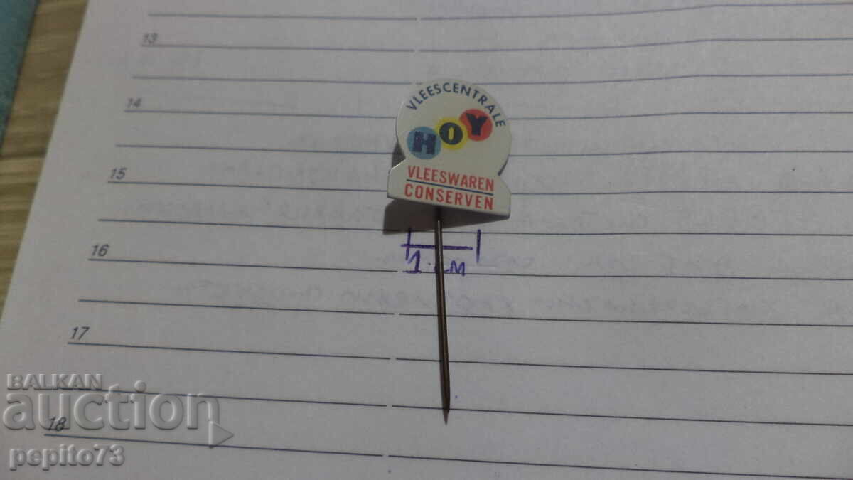 Licitație Semn publicitar, Vleescentrale NOY, marcă conserve