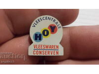 Semn publicitar, Vleescentrale NOY, marcă conserve