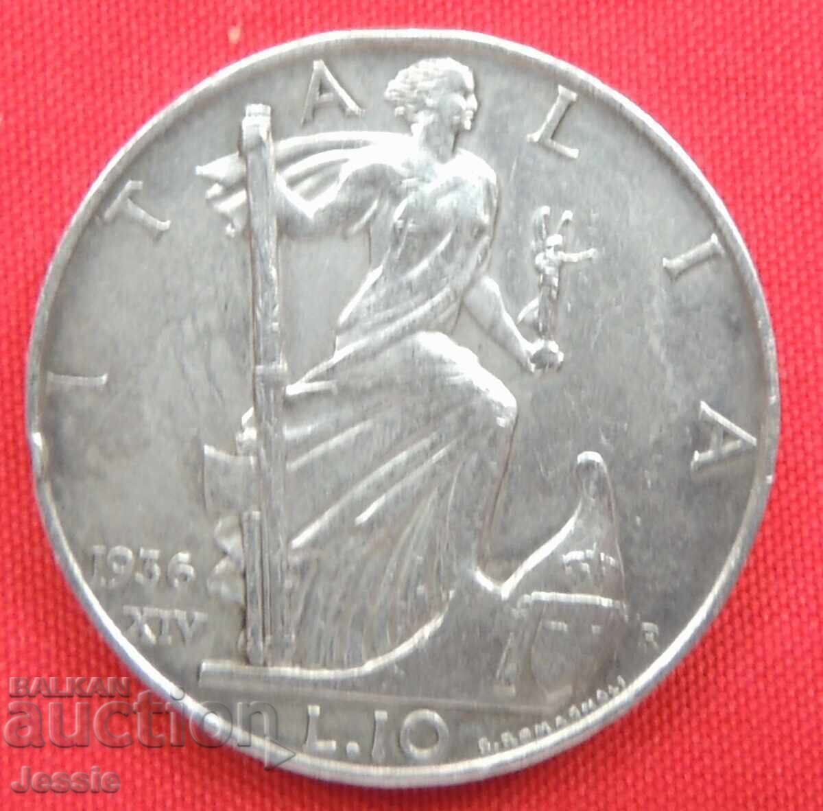 Доставка на 10 лири 1936 Италия