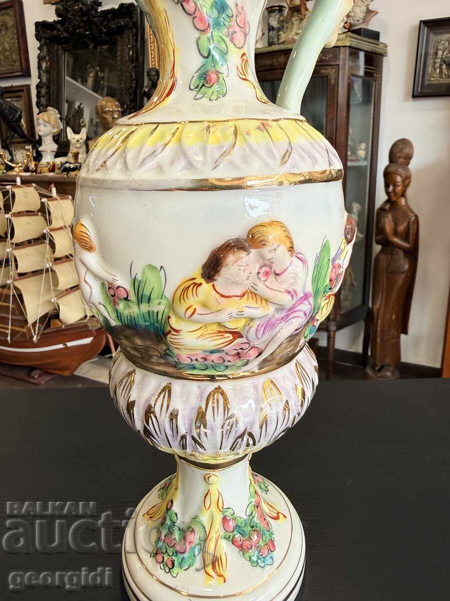 Licitație Cană din porțelan italian Capodimonte. №7882