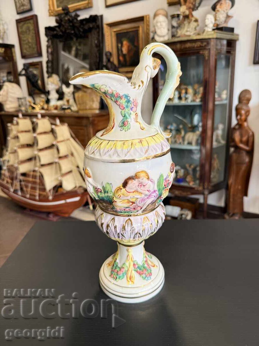 Livrarea Cană din porțelan italian Capodimonte. №7882