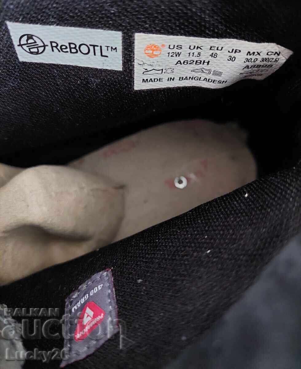 Δημοπρασία Μπότες Nubuck Timberland Premium 6-Inch Lace Up Γκρι - 46 Καινούργια