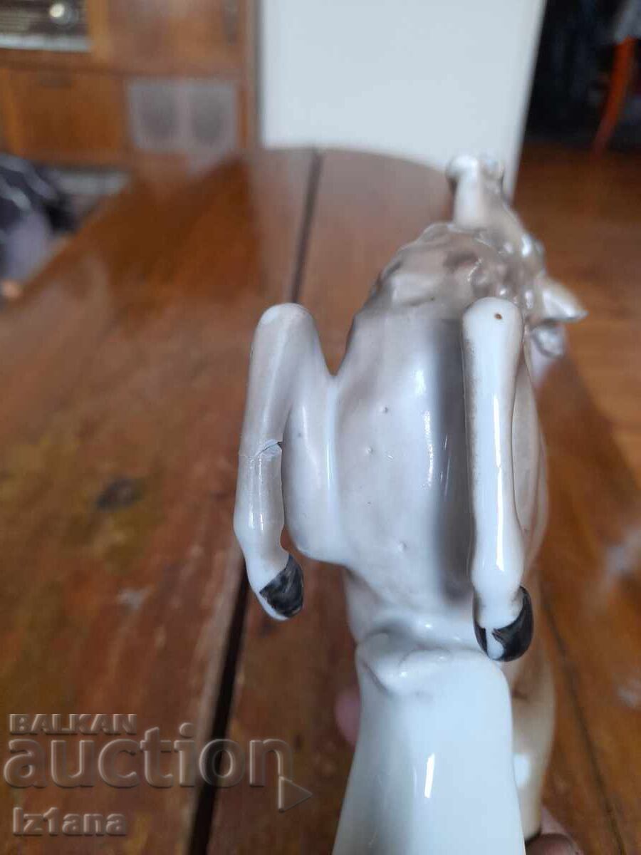 Παλαιό Πορσελάνινο ειδώλιο Ελαφιού - 6