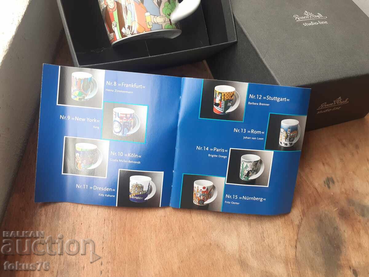 Ceașcă de colecție din porțelan - Rosenthal cu cutie și broșură cu preț € 39.00 | 76.28 BGN Ceașcă de colecție din porțelan - Rosenthal cu cutie și broșură cu preț € 39.00 | 76.28 BGN