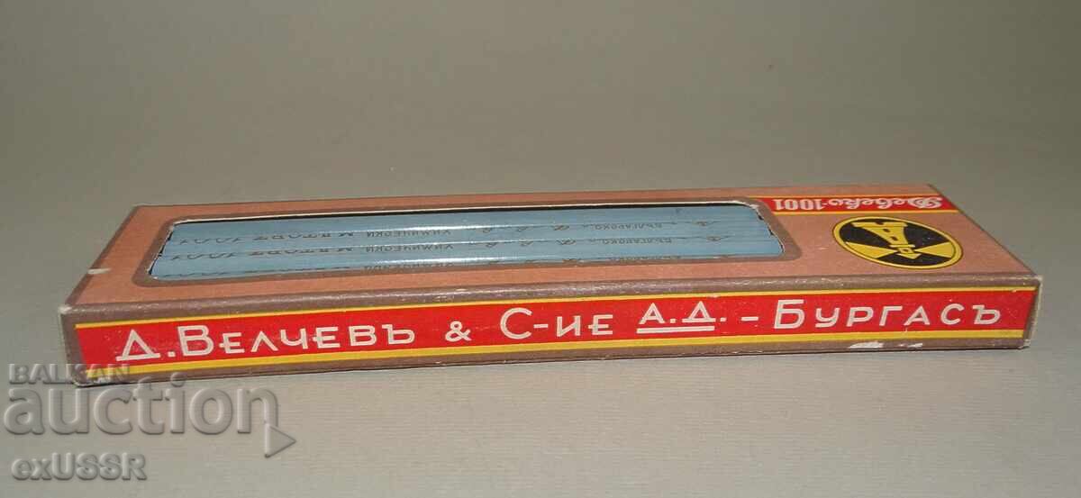 30 de creioane vechi Deveko Burgas, cutie - 5