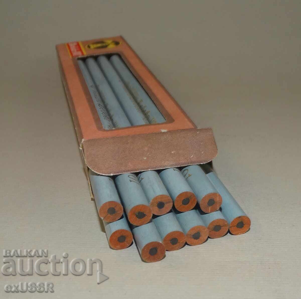 30 de creioane vechi Deveko Burgas, cutie - 7