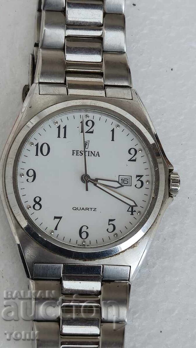 FESTINA QUARTZ РЯДЪК РАБОТИ БЕЗ ГАРАНЦИЯ БЗЦ  !!!! с цена € 11.00 | 21.51 лв.