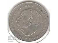 -Germany-2 Deutsche Mark-1979 J-KM#127-Theodor Heuss