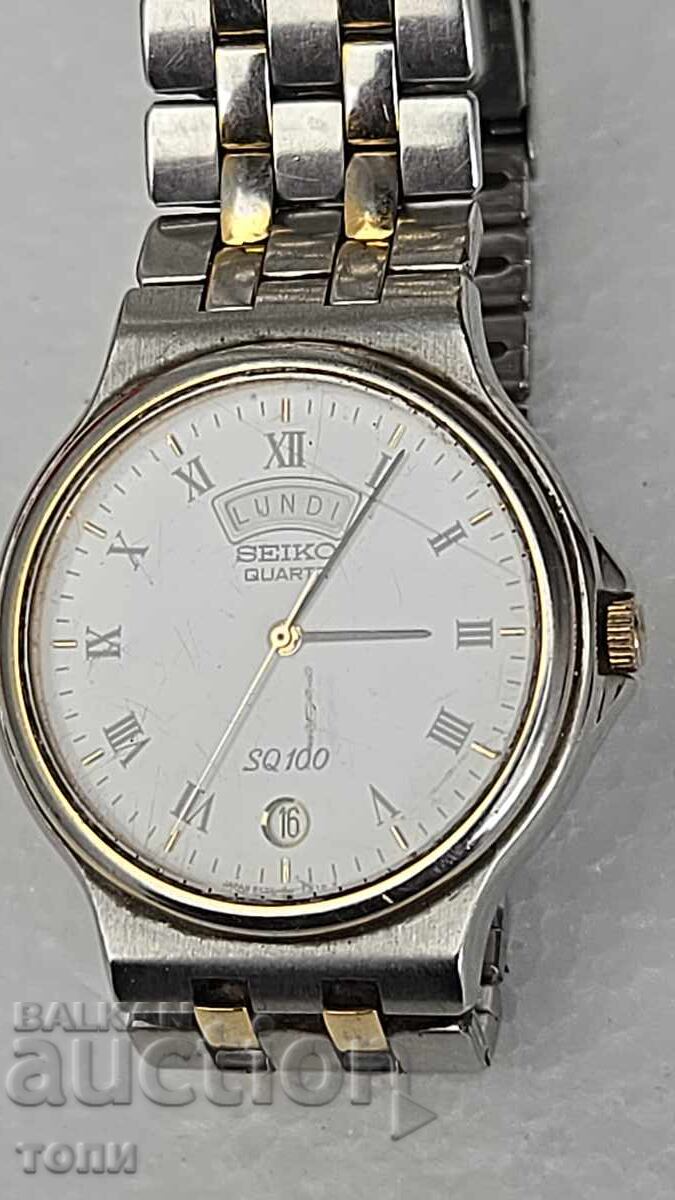 SEIKO QUARTZ JAPAN РЯДЪК РАБОТИ БЕЗ ГАРАНЦИЯ БЗЦ  !!!! с цена € 12.00 | 23.47 лв.