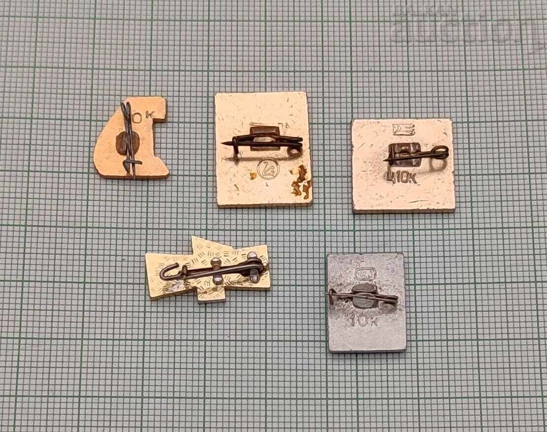 PRIMĂVARĂ MAI URSS INSIGNĂ LOT 5 BUCĂȚI cu preț € 2.00 | 3.91 BGN