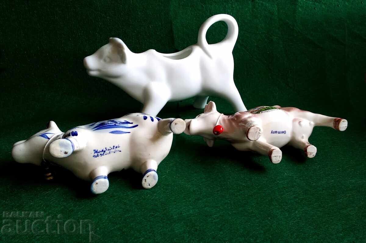 Комплект кани за сметана Крави - 6 Комплект кани за сметана Крави - 6