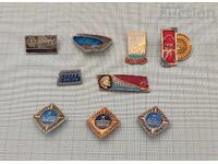 ENERGETICĂ HIDROCENTRALE URSS INSIGNĂ LOT 9 BUCĂȚI