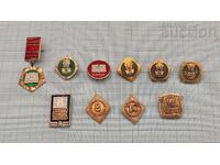 ȘCOALĂ URSS INSIGNĂ LOT 10 BUCĂȚI