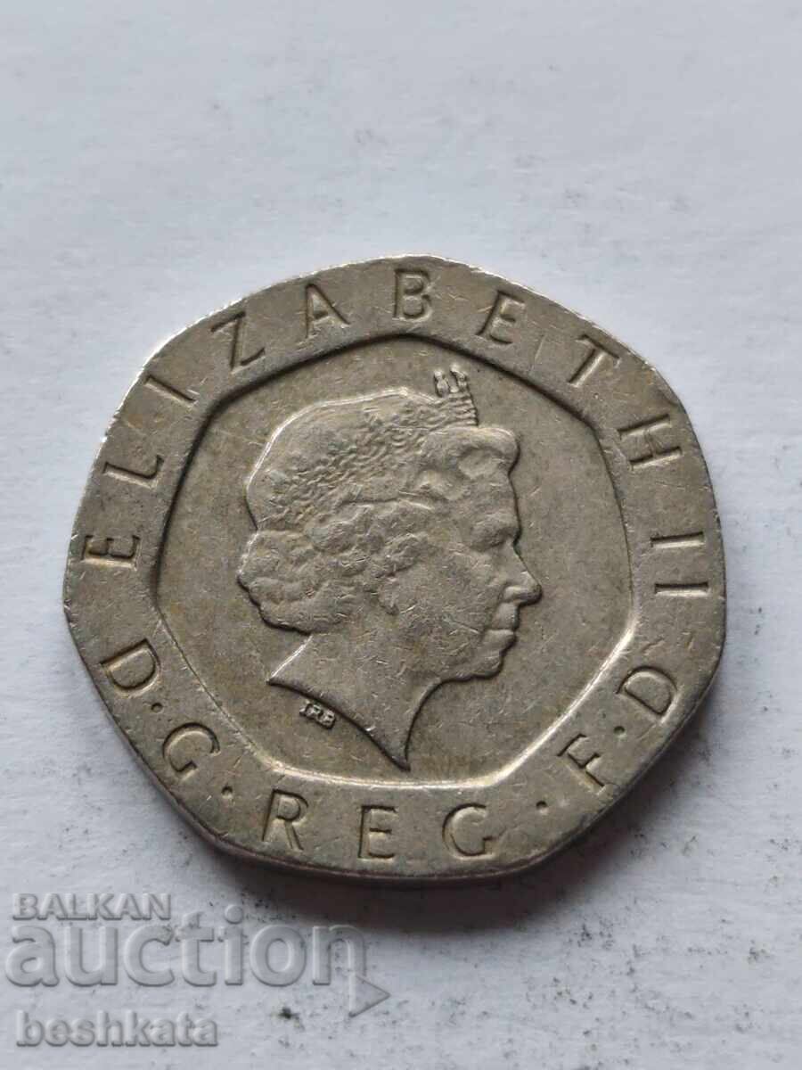Ηνωμένο Βασίλειο - 20 πένες (2003) με τιμή € 0.29 | 0.57 BGN
