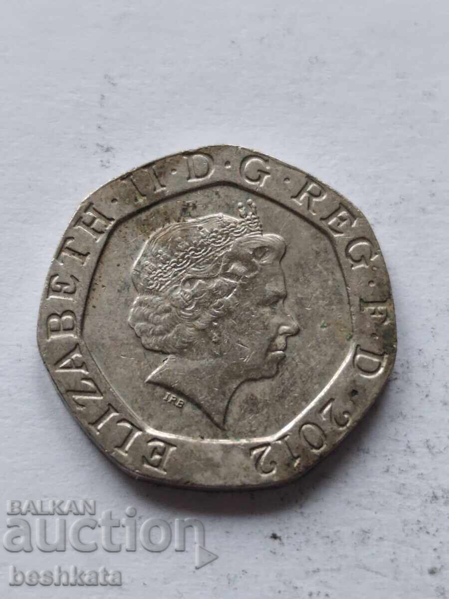 Marea Britanie - 20 pence (2012)