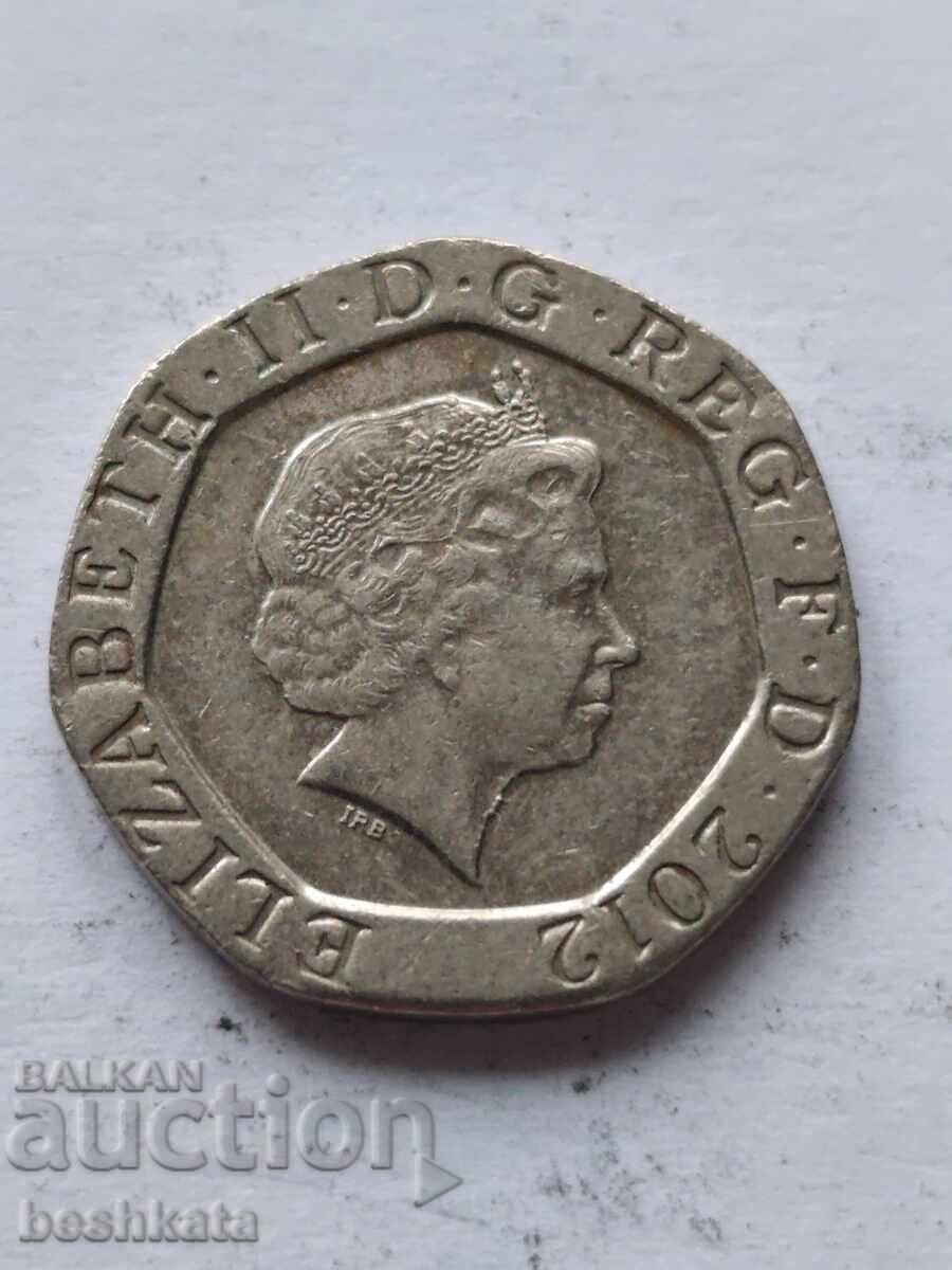 Marea Britanie - 20 pence (2012) Marea Britanie - 20 pence (2012)