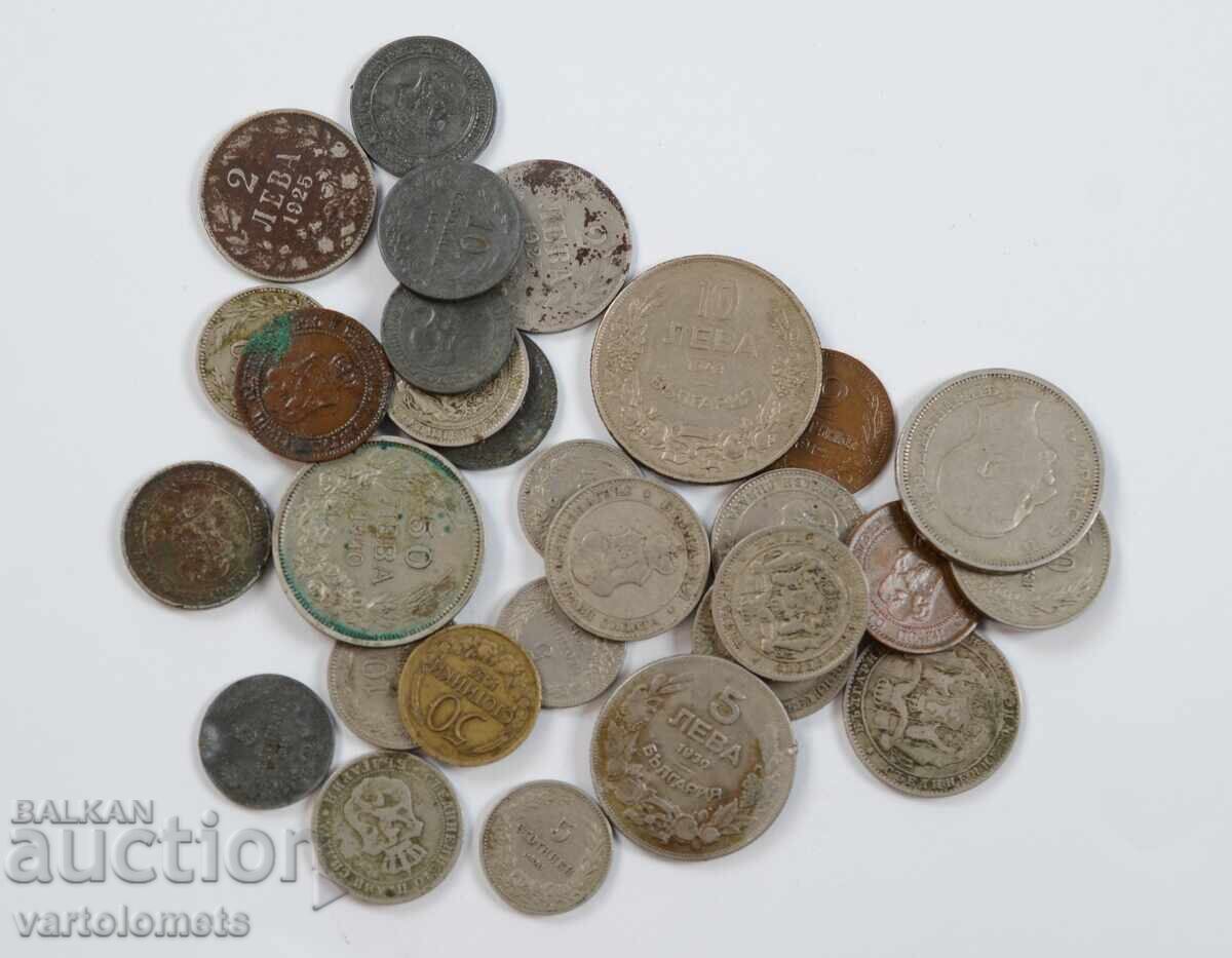 Lot de 30 bucăți monede - Principatul și Regatul Bulgariei cu preț € 25.00 | 48.90 BGN