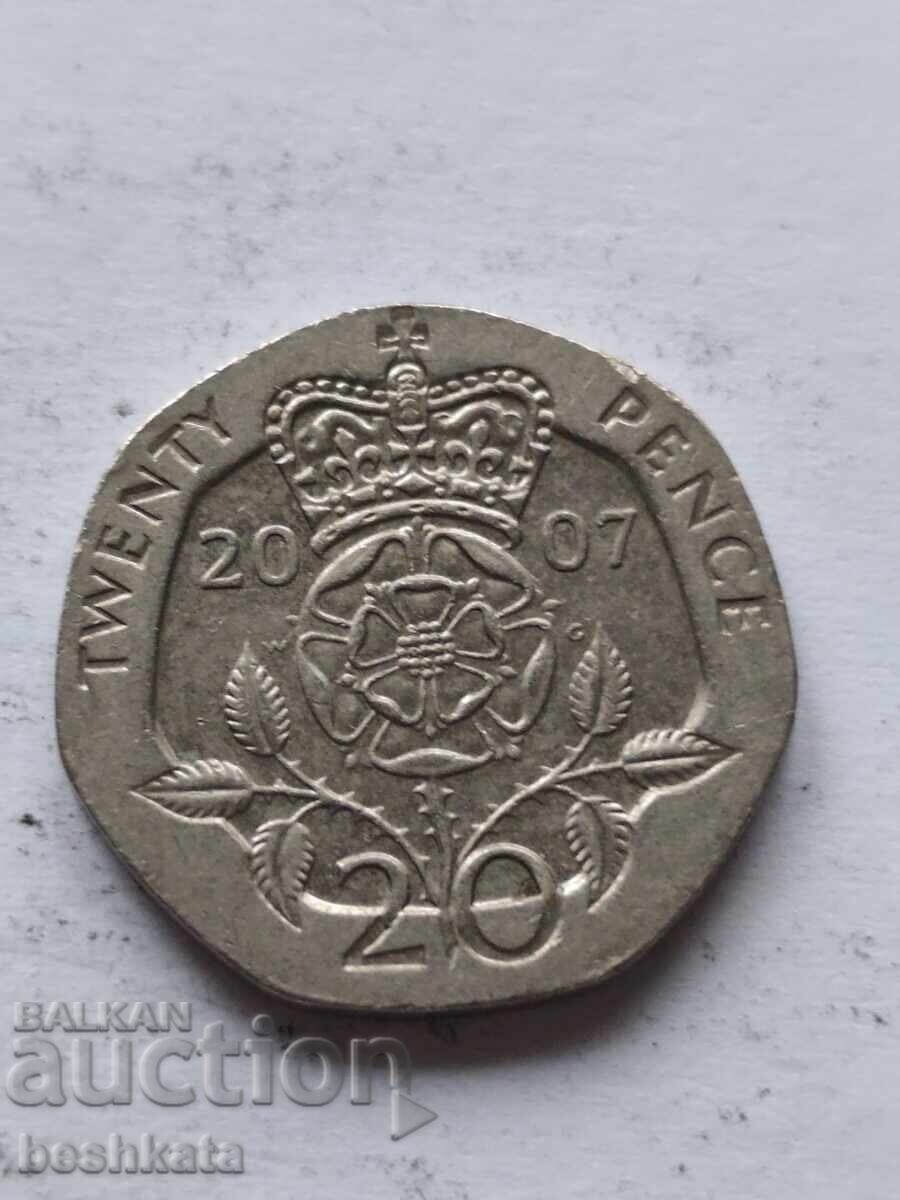 Marea Britanie - 20 pence (2007) Marea Britanie - 20 pence (2007)