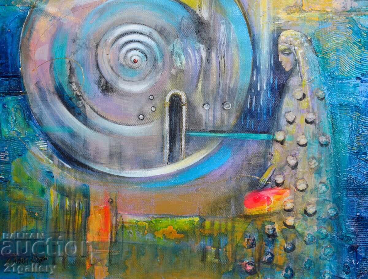 Ralitsa Burova "Spații de delicatețe" tehnici mixte - 5