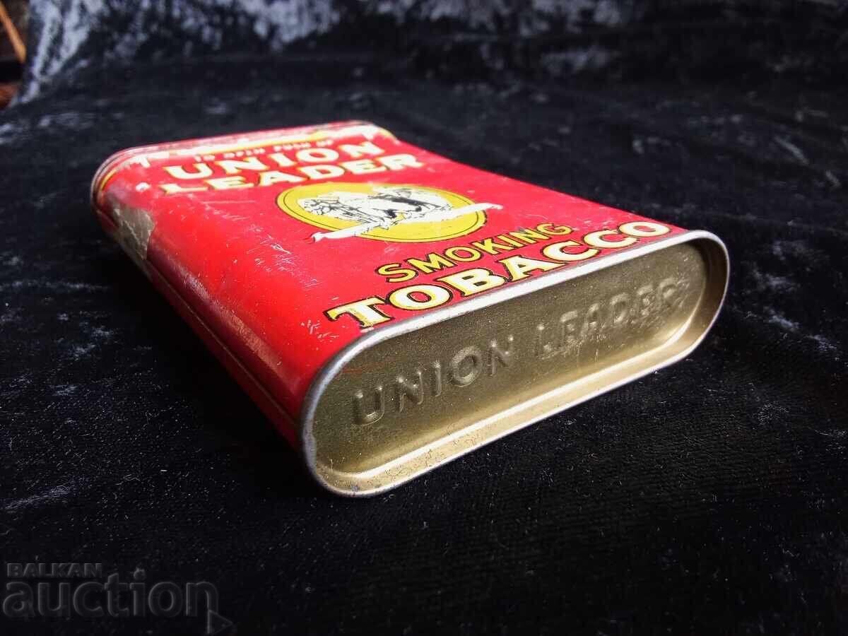 Livrarea Cutie mică vintage pentru tutun Union Leader