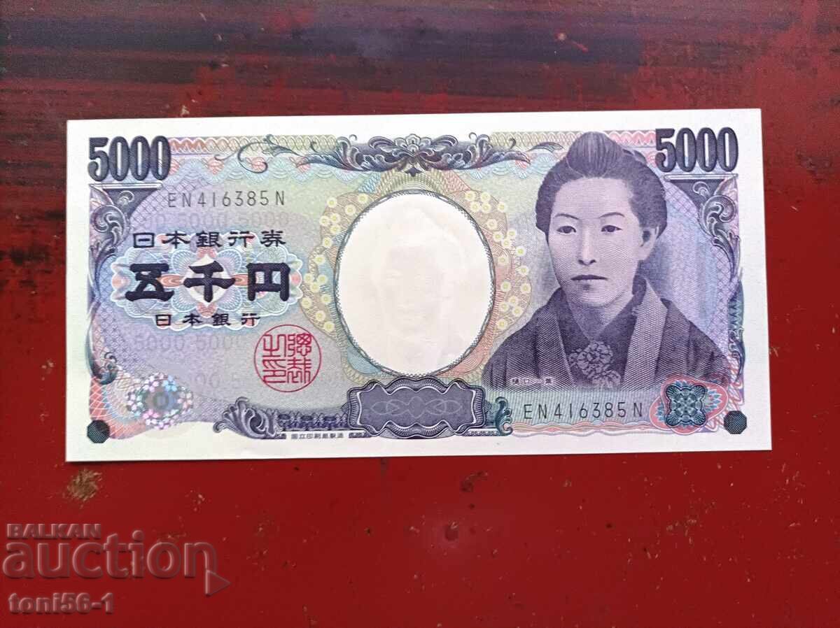 Japonia 5000 yeni 2004 UNC