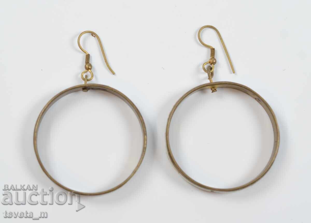 Licitație Cercei bronz și sidef