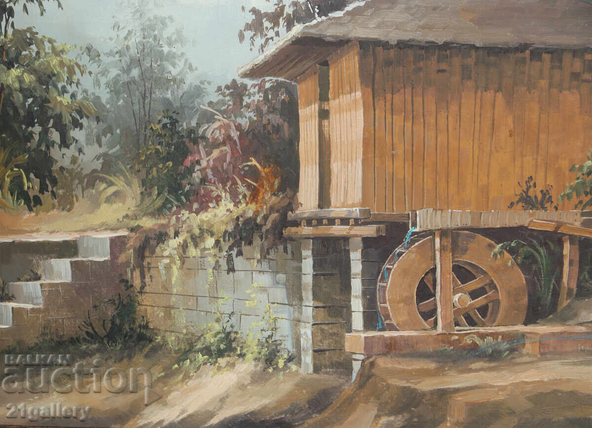 Ivaĭlo Stoĭchev Τοπίο από το Εθίρ πίνακας ελαιογραφίας - 5