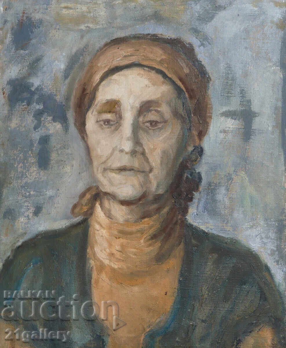 Παλιός πίνακας ελαιογραφίας γυναικείο πορτρέτο Παλιός πίνακας ελαιογραφίας γυναικείο πορτρέτο