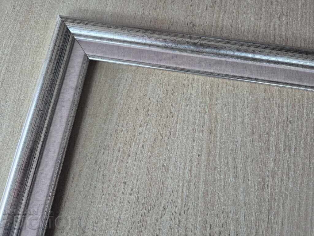 Ασημένιο πλαίσιο και πασπαρτού για κέντημα, κάδρο, καθρέφτη 1 με τιμή € 16.00 | 31.29 BGN Ασημένιο πλαίσιο και πασπαρτού για κέντημα, κάδρο, καθρέφτη 1 με τιμή € 16.00 | 31.29 BGN