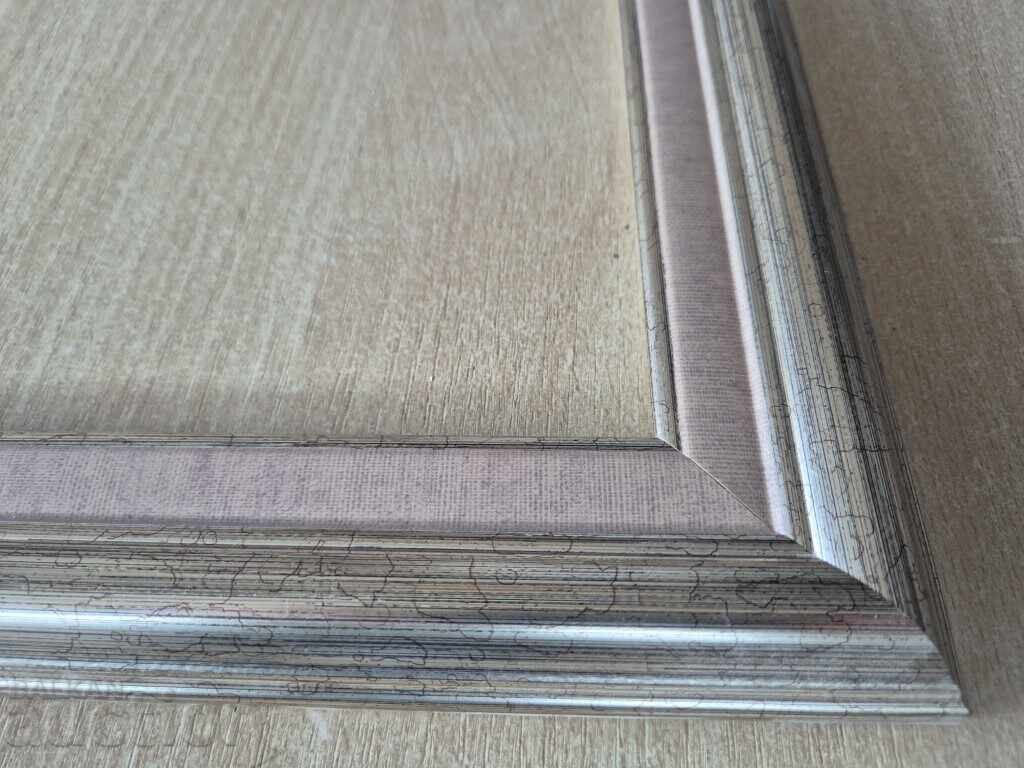 Παράδοση Ασημένιο πλαίσιο και πασπαρτού για κέντημα, κάδρο, καθρέφτη 1 Παράδοση Ασημένιο πλαίσιο και πασπαρτού για κέντημα, κάδρο, καθρέφτη 1