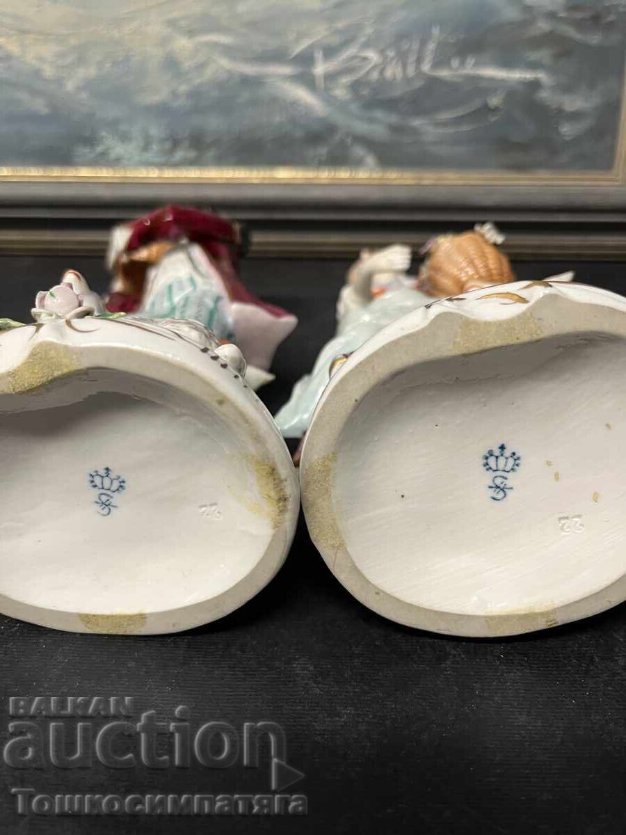 Livrarea Figurine din porțelan Sitzendorf, Germania, 1920