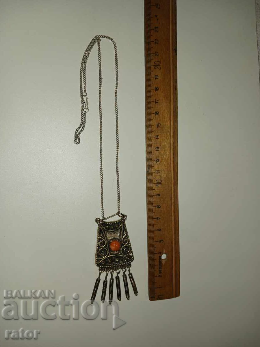 Стар нагръден накит възрожденски тип - трепка , медальон