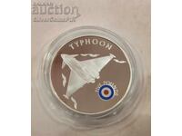 Сребро 5 Паунда Тюпон 2008 Кралски Въздушни Сили