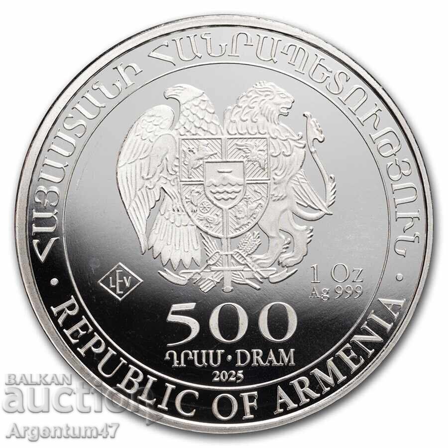 ARGINT 1 OZ 2025 ARMENIA - ARCA LUI NOE
