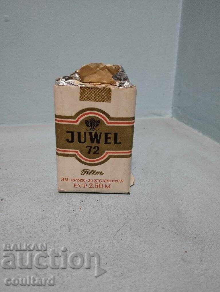 Open package of old cigarettes