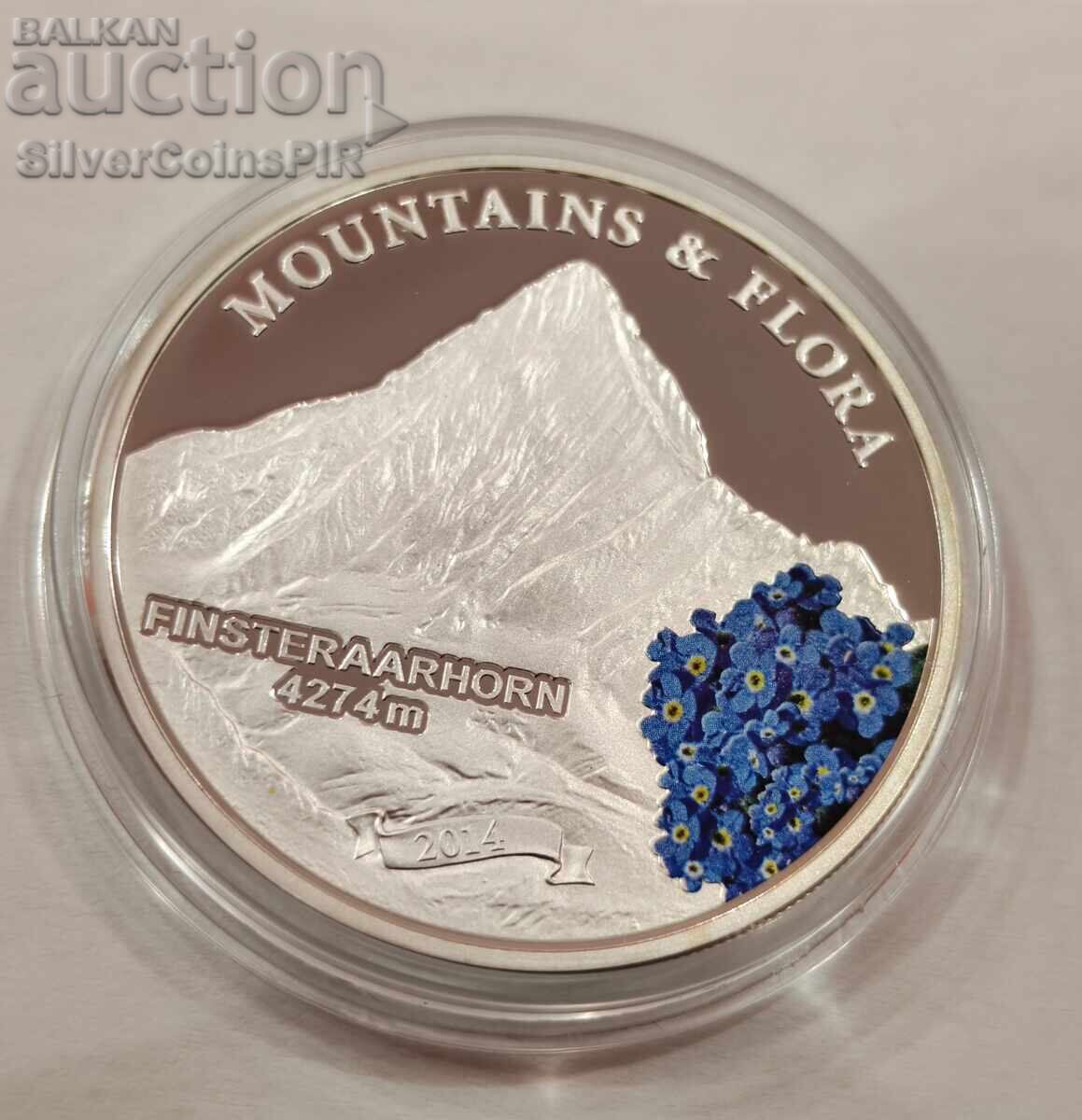 Сребро 5$ Връх Финстераархорн 2014 Палау с цена € 66.00 | 129.08 лв.