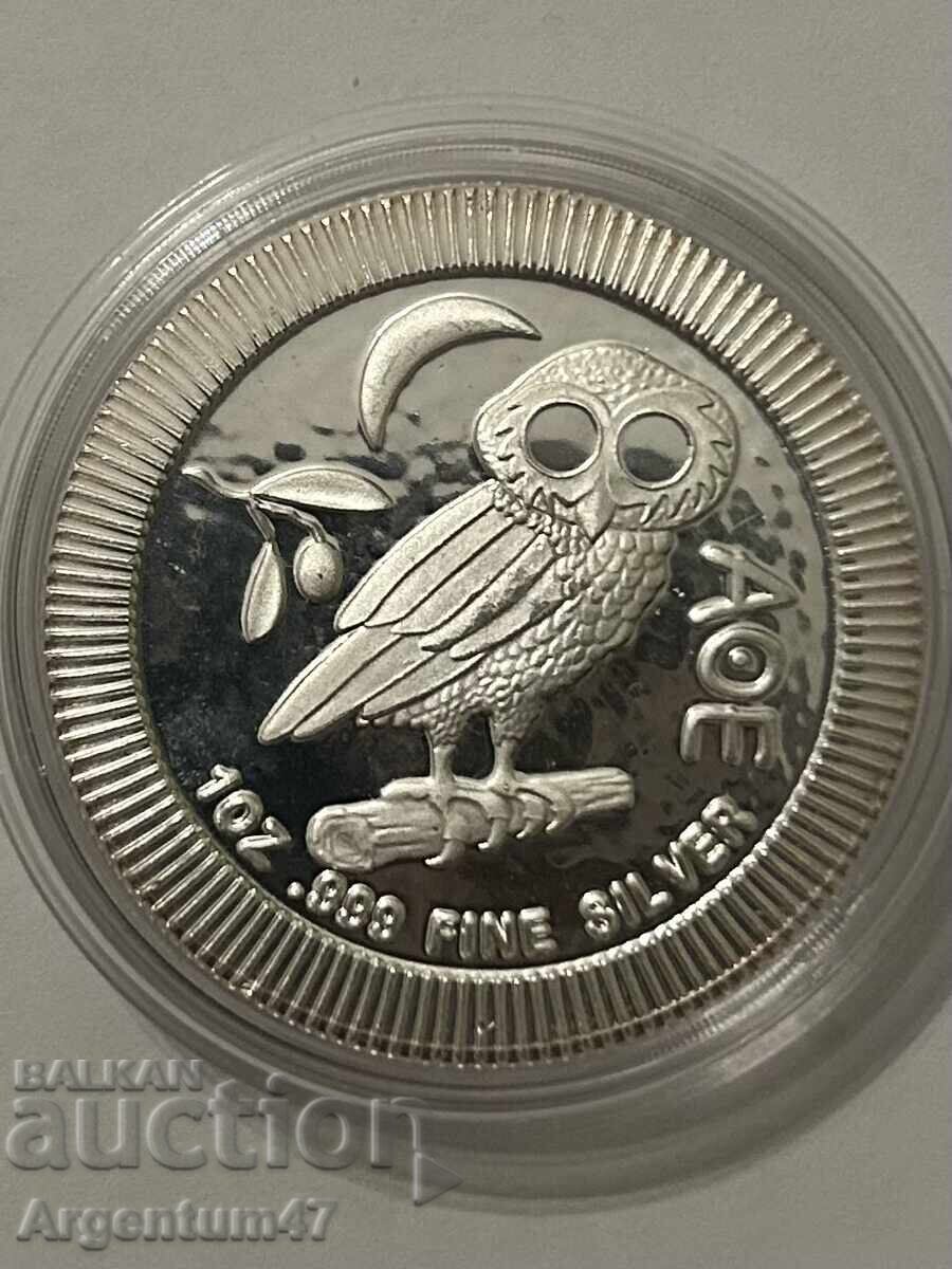 СРЕБРО 1 OZ 2020 НИУЕ - АТИНСКА СОВА с цена € 94.99 | 185.78 лв. СРЕБРО 1 OZ 2020 НИУЕ - АТИНСКА СОВА с цена € 94.99 | 185.78 лв.