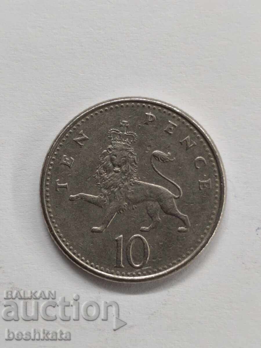 Marea Britanie - 10 pence (1992) cu preț € 0.22 | 0.43 BGN