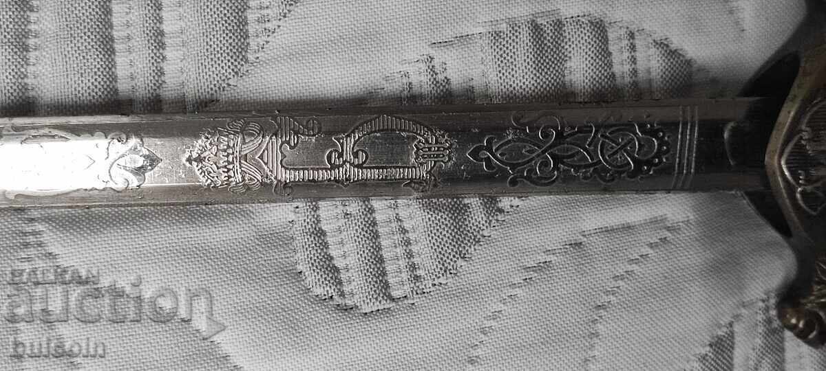 Licitație CORTE SABIE LAMĂ CUȚIT PUMNAL ȚAR BORIS III