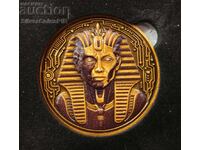Мед 1 oz Тутанкамон Медал с Оцветяване