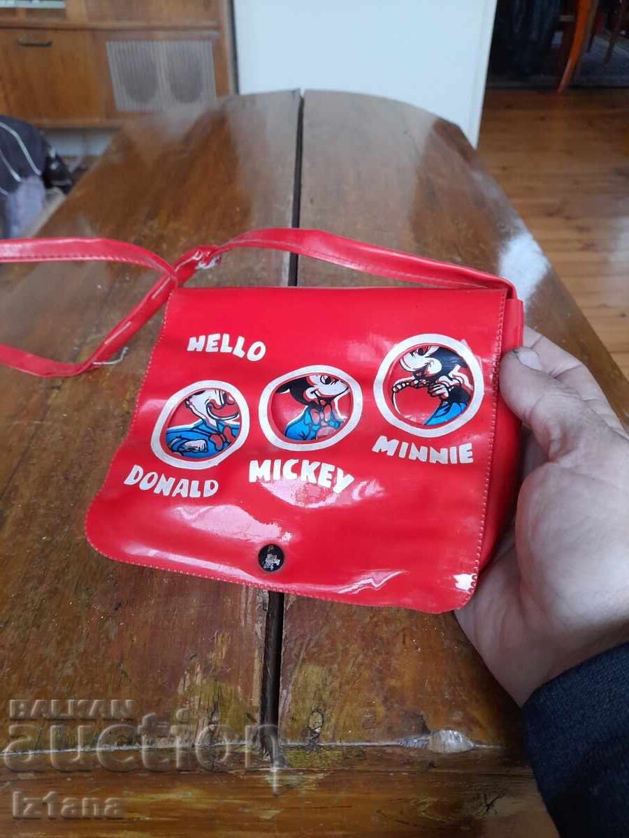 Licitație Geantă veche de copil Mickey Mouse