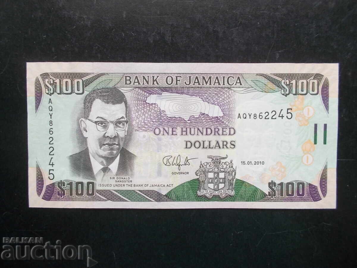 ΤΖΑΜΑΪΚΑ, 100 $, 2010, UNC