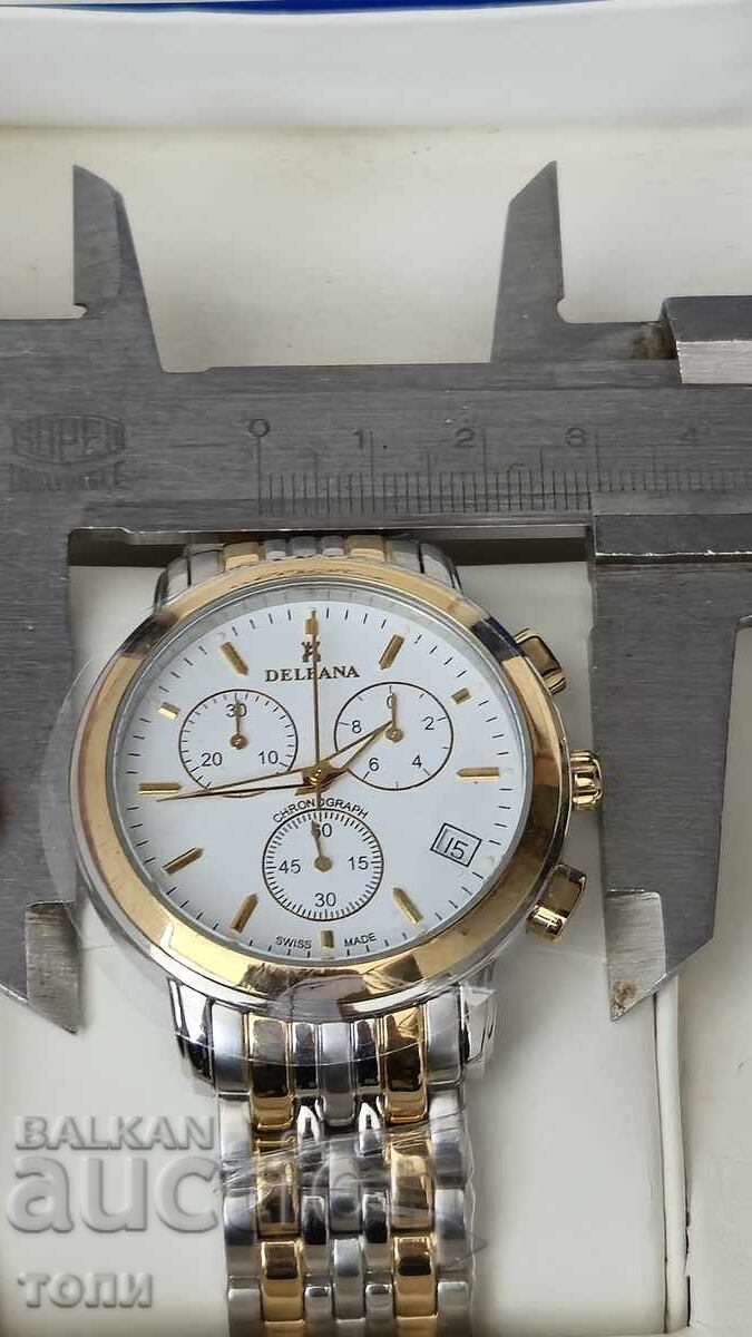 DELBANA CRONOGRAF CUARȚ SWISS MADE RAR FUNCȚIONEAZĂ BZC!!!! - 7 DELBANA CRONOGRAF CUARȚ SWISS MADE RAR FUNCȚIONEAZĂ BZC!!!! - 7