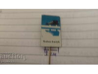 Значка рекламна , Salve Kwiek, марка кънки за лед